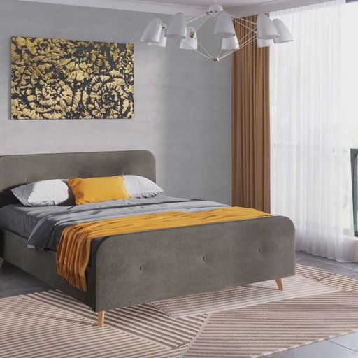 Кровать «Сиерра», серая